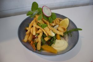 Salt & Pepper Calamari Salad